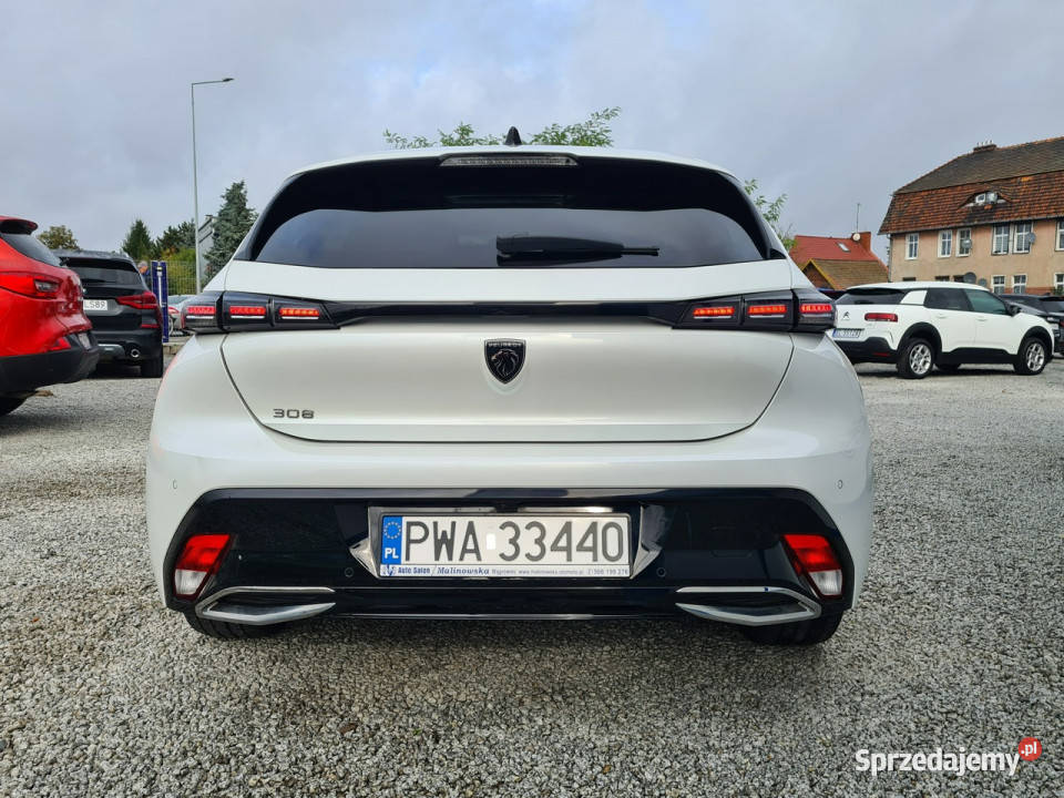 Peugeot 308 Navi 2xPDC Kamera Full Led Półskóry benzyna Wągrowiec