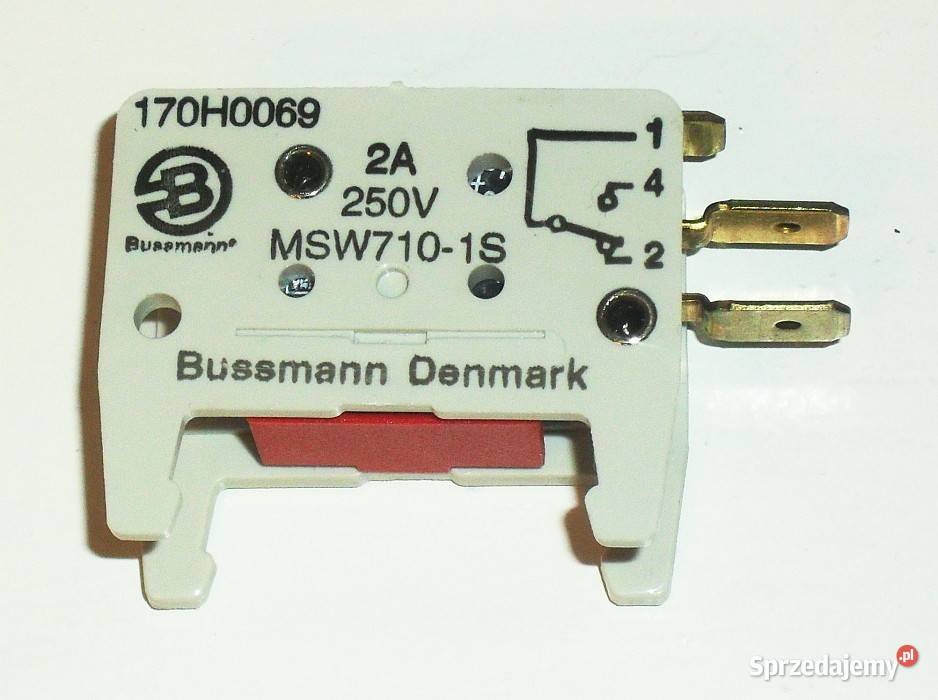 Przełącznik pomocniczy bezpiecznika MSW7101S Produkcja Gliwice