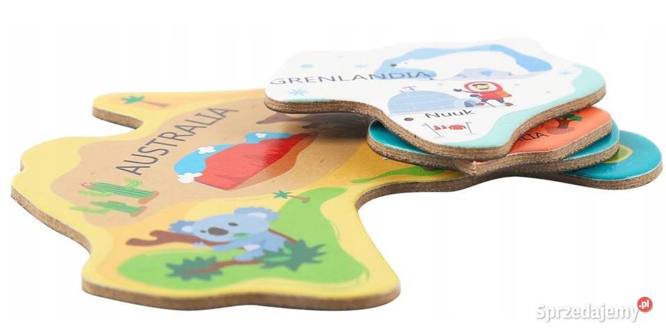 MAGNETYCZNA MAPA ŚWIATA Brimarex Poznań