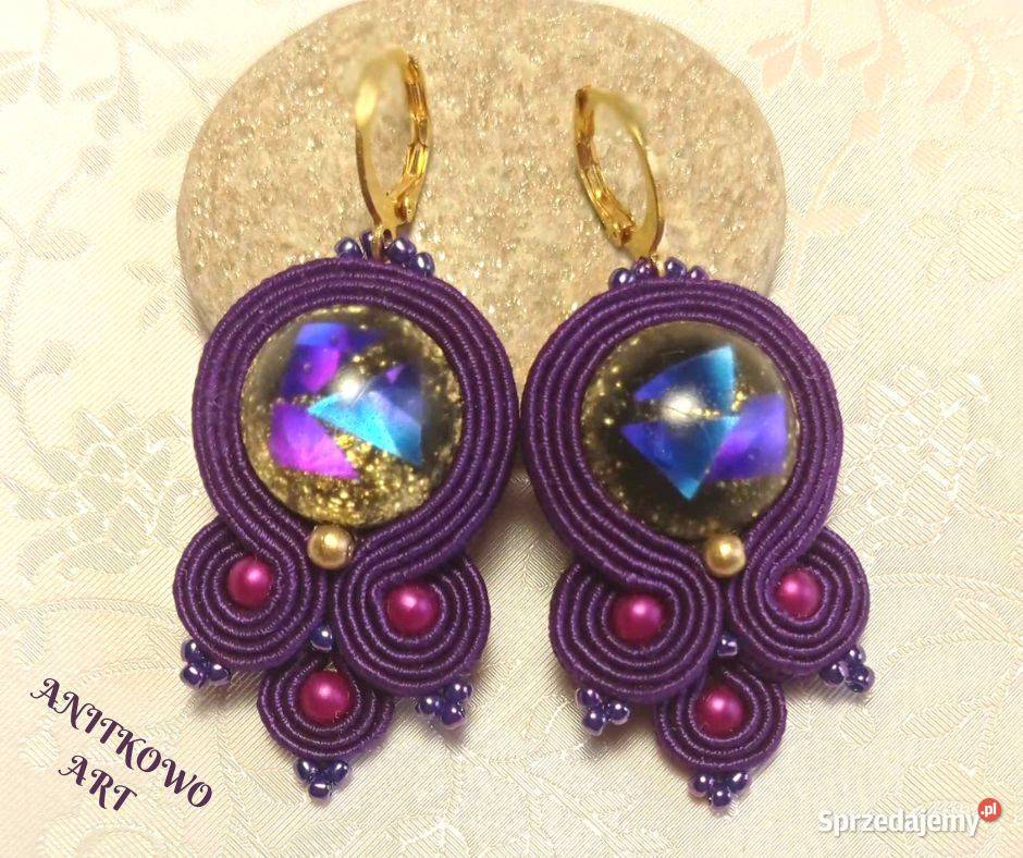 FIOLETOWE PAWIKI z żywicą SUTASZ Warszawa