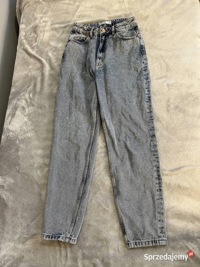 Mom jeans jeansy spodnie jeansowe NOWE niebieski Spodnie
