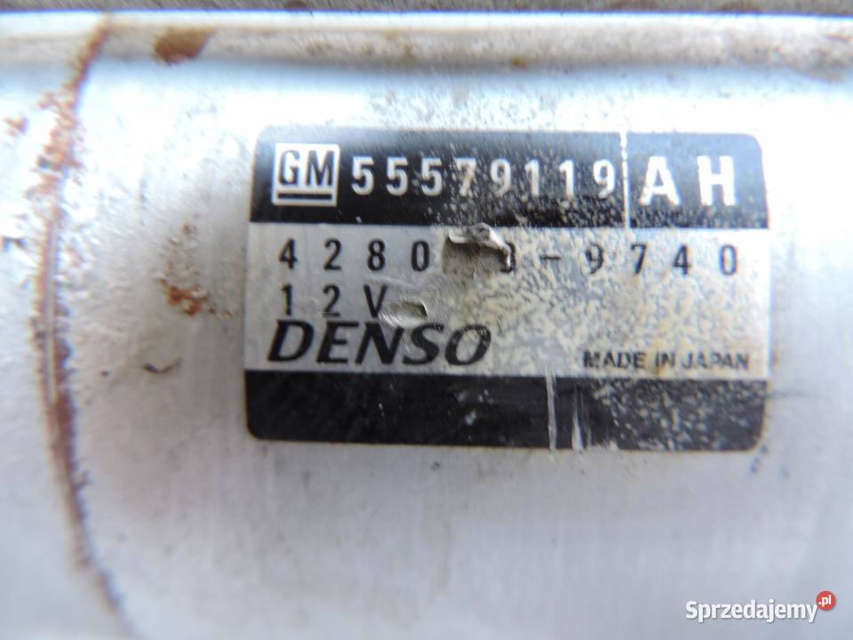 OPEL INSIGNIA B 20 CDTI ROZRUSZNIK 55579119 osobowe Układ elektryczny silnika