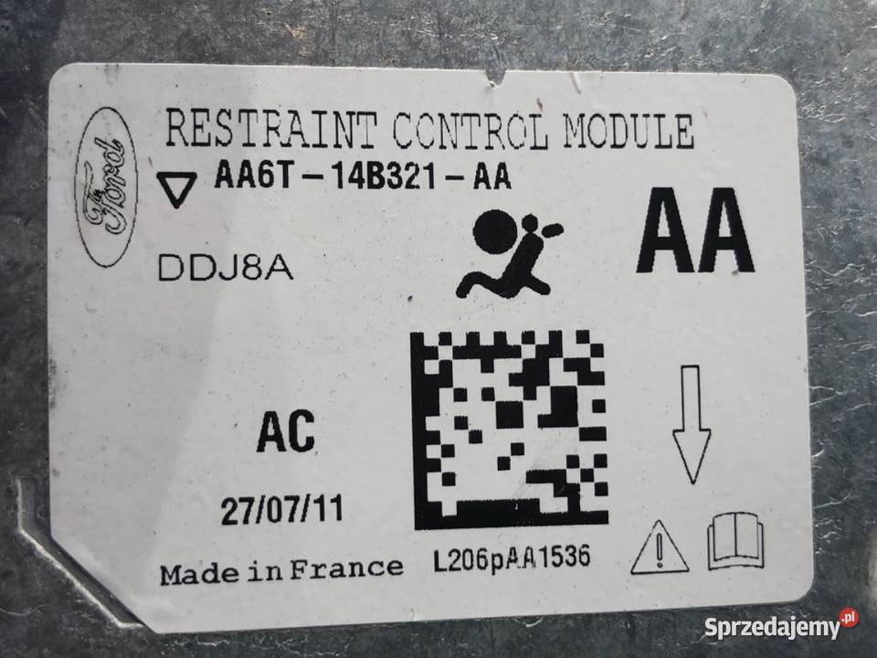 SENSOR AIRBAG FORD FIESTA MK7 AA6T14B321AA osobowe