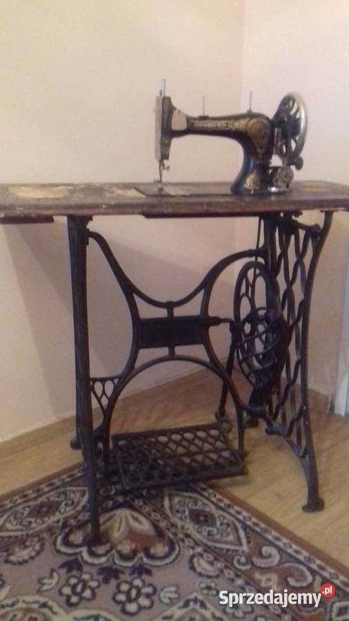 Zabytkowa maszyna do szycia z żeliwną podstawą sprzedam