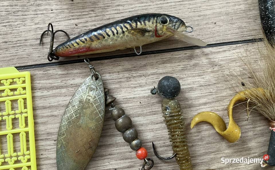 Zestaw wędkarstwo zestaw przynęt haczyki Wędkarstwo