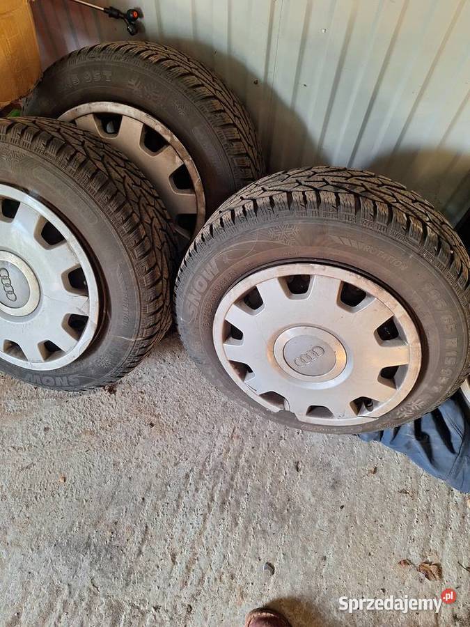 Felgi z oponami 195 65 r15 audi a4 stalowe mazowieckie Bulkowo
