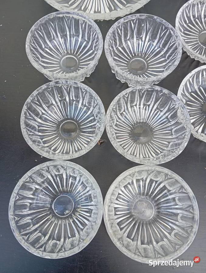 Komplet szklany Porcelana i szkło śląskie Poręba