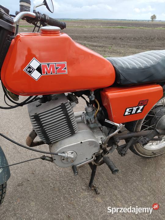 Motocykl MZ ETZ 250 z 1984r wielkopolskie
