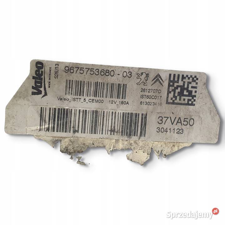 ALTERNATOR Peugeot 208 2008 308 3008 508 16 HDI Układ elektryczny silnika Chełm