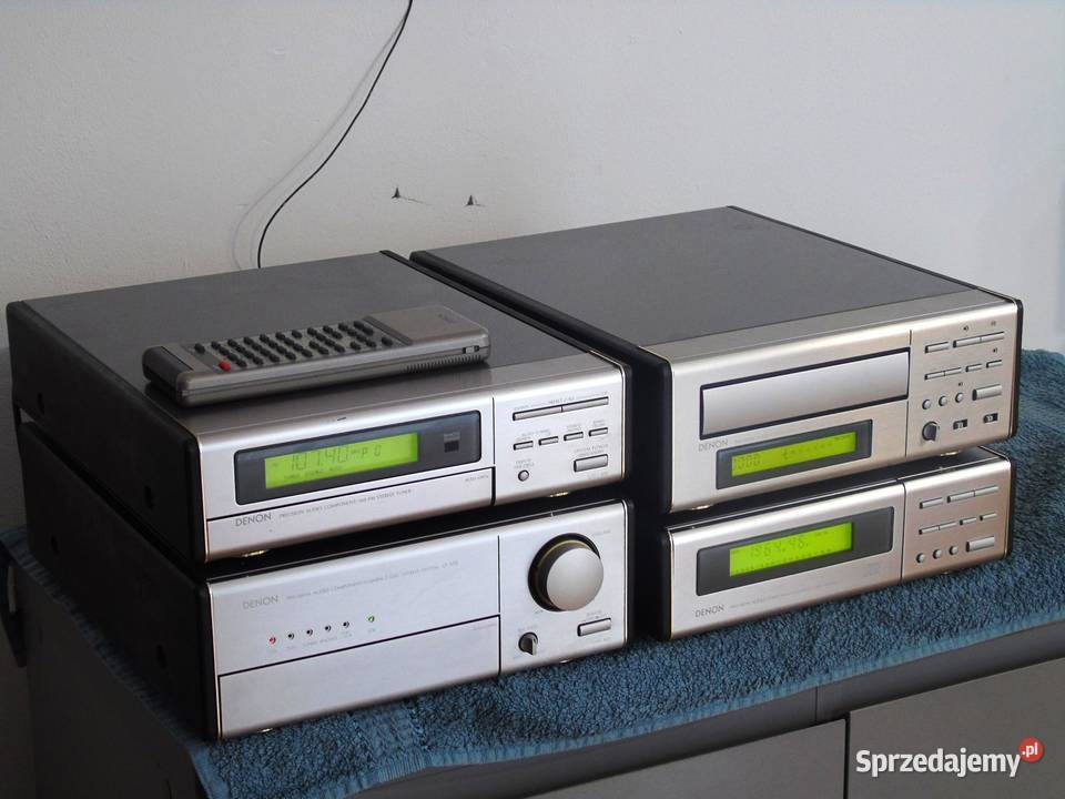 Wieża Denon pilot Wzmacniacz Radio CD Mag AUX Jasło
