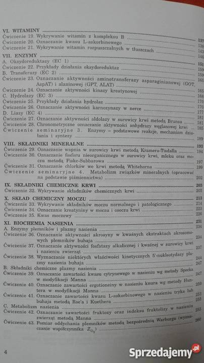 Ćwiczenia z Biochemii JStrzeżek AWołos UWM Olsztyn