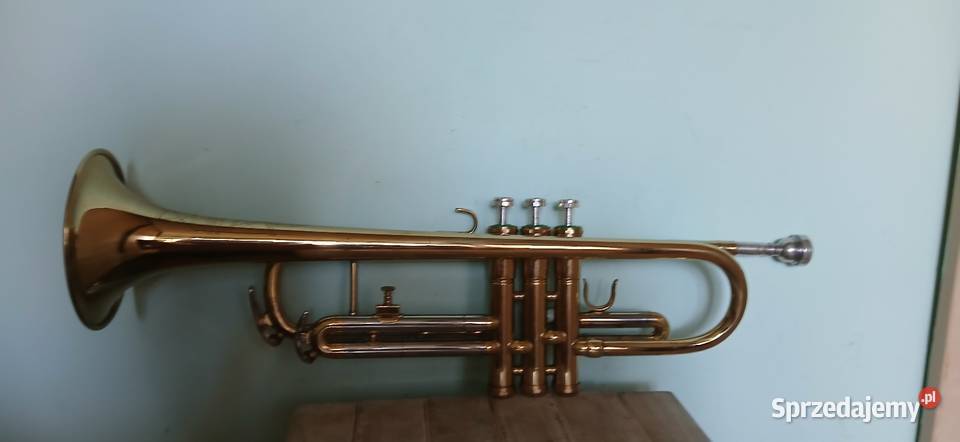 Stara mosiężna trąbka Kraków