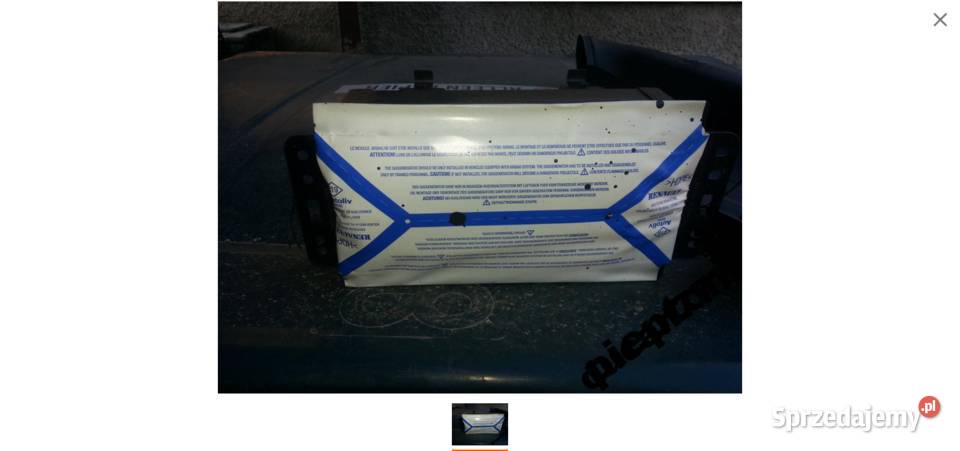 air bag poduszka powietrzna pasażera renault vel Jelcz-Laskowice