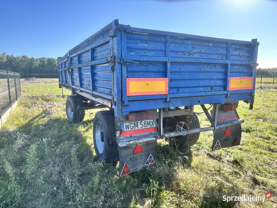Przyczepa d83 10 ton Autosan Zarejestrowana mazowieckie Mińsk Mazowiecki sprzedam