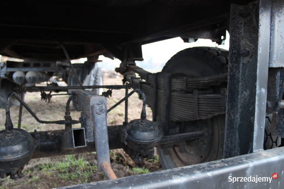 Przyczepa SZAP 8352 do bel platforma laweta Dryga