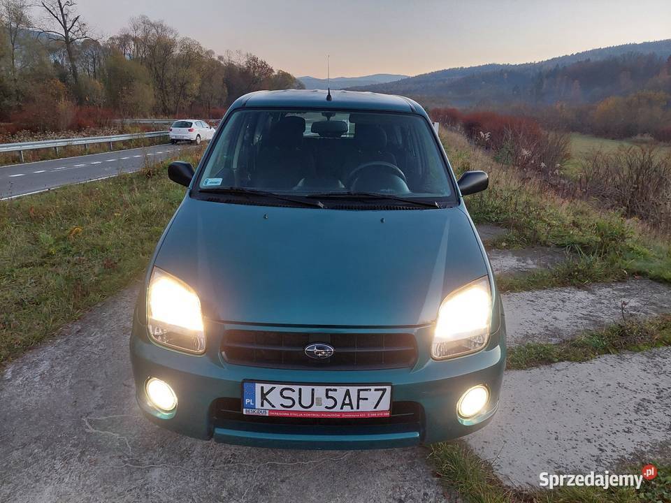 Subaru Justy G3X 13 4x4 Niski Przebieg Oszczędny manualna Sucha Beskidzka