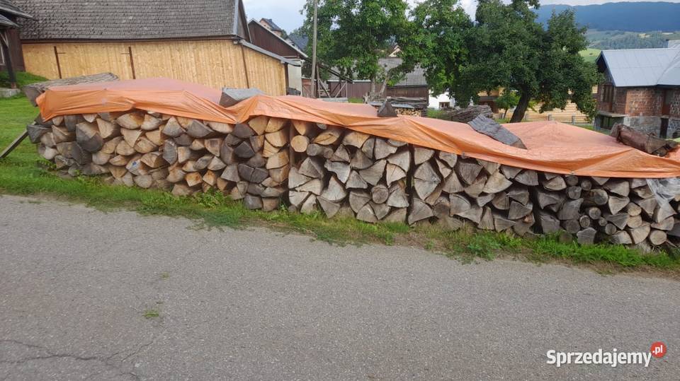 Drzewo drewno opałowe sezonowane jesion buk Opał Krościenko nad Dunajcem
