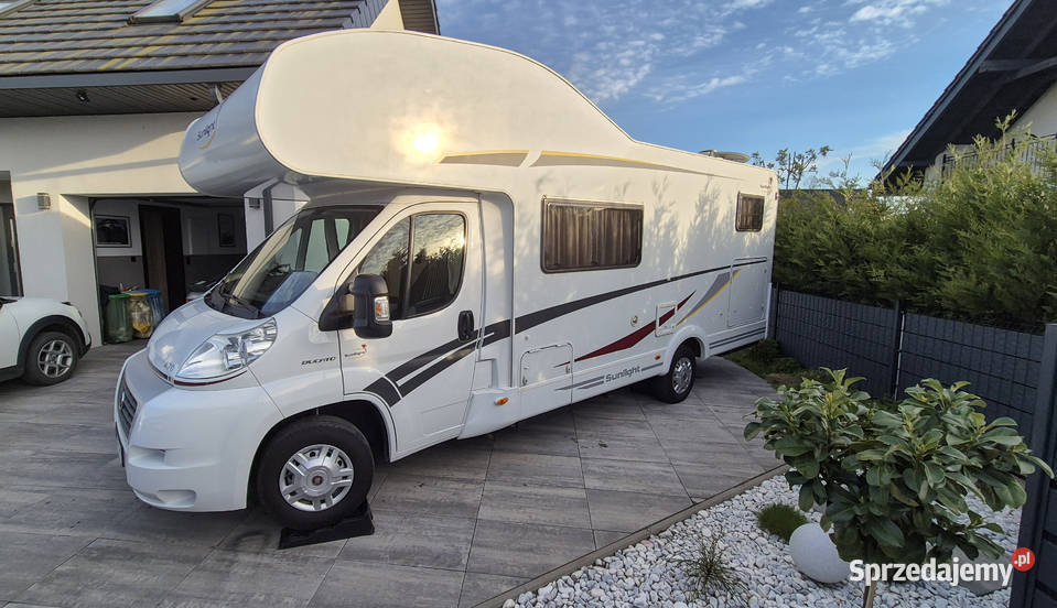 Kamper Sunlight A70 Fiat Ducato 2013r Super Stan Rok produkcji 2013 Nowy Staw