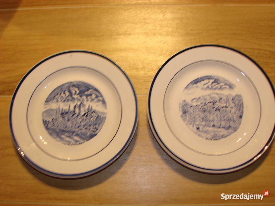 SG stary porcelanowy talerz Porcelana i szkło pomorskie Pruszcz Gdański