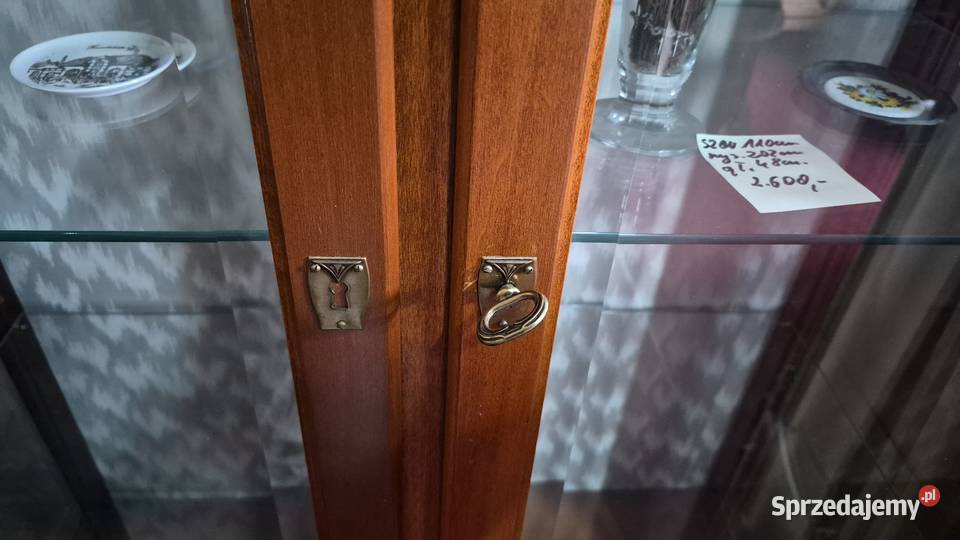 Piękna włoska witryna serwantka podświetlana 112cm Komody Sypniewo sprzedam