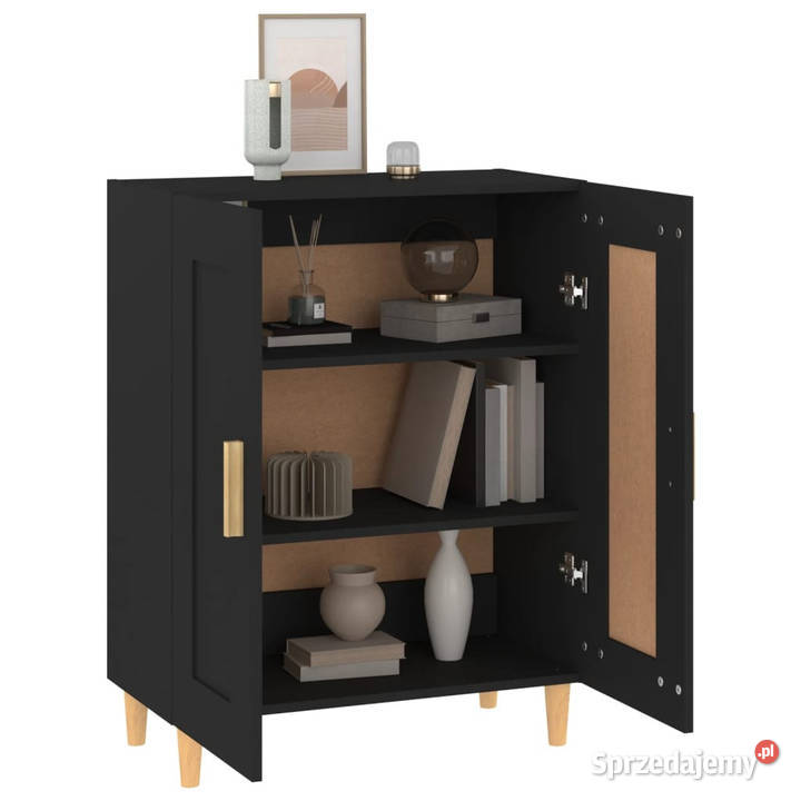 Szafka czarna 695x34x90 materiał drewnopochodny sprzedam