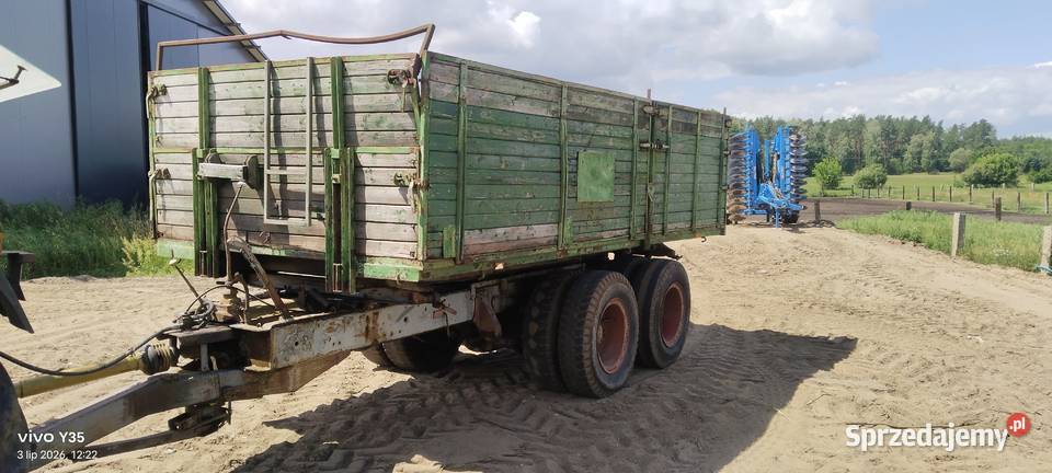 Przyczepa tandem wywrotka Własna hydraulika mazowieckie Stupsk sprzedam