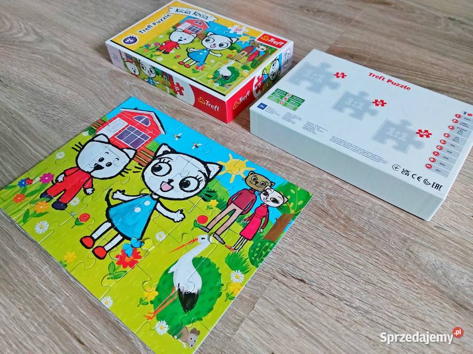 Kicia Kocia puzzle 30elementów Trefl Kraków