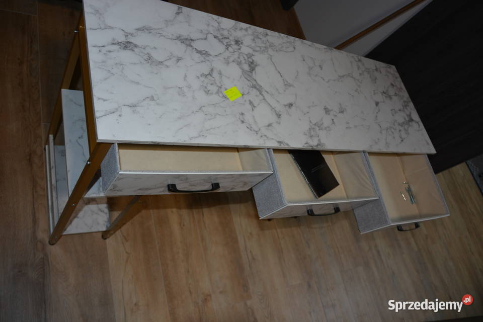 Biurko proste szuflady półki śląskie Jaworzno