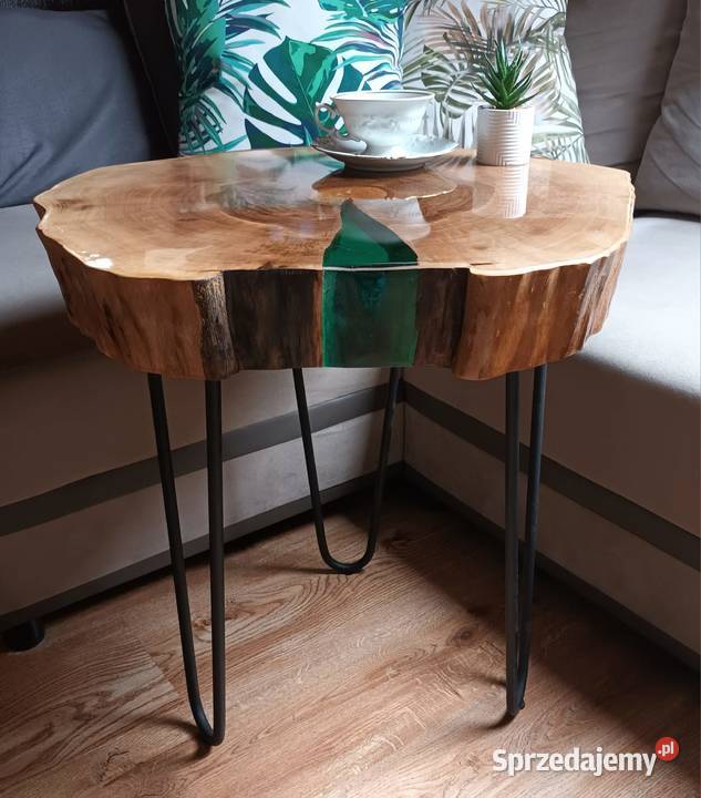 Piękny stolik kawowy Handmade Wyjątkowy Plaster Stoliki kawowe i ławy Opole sprzedam