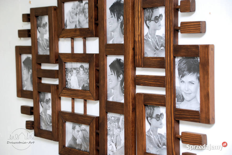 Galeria Multirama z drewna Ramka na zdjęcia Foto Gdańsk