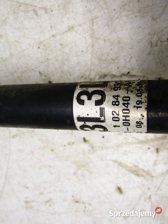 PÓŁOŚ LEWA PRZEDNIA PRZÓD KRÓTKA 10 CITROEN C1