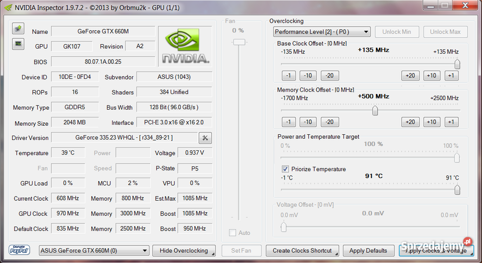ASUS G75VW i7 3610QM GF660m 16GB 1TB SSD 128GB Warszawa