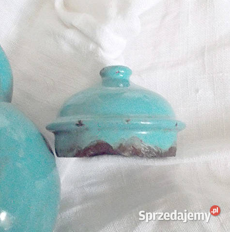 prl dzbanuszek z metalu turkusowy dzbanuszek zachodniopomorskie Szczecin sprzedam