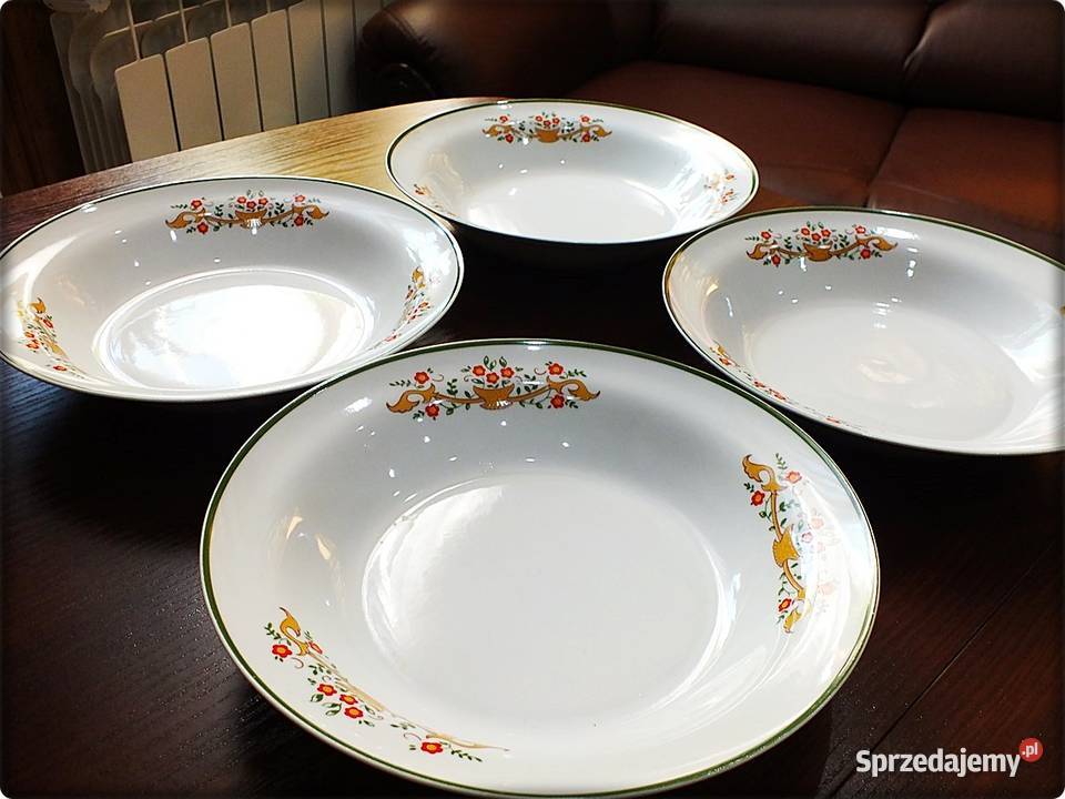 Talerz Talerze LUBIANA 235 Duże Głębokie 4 Żary
