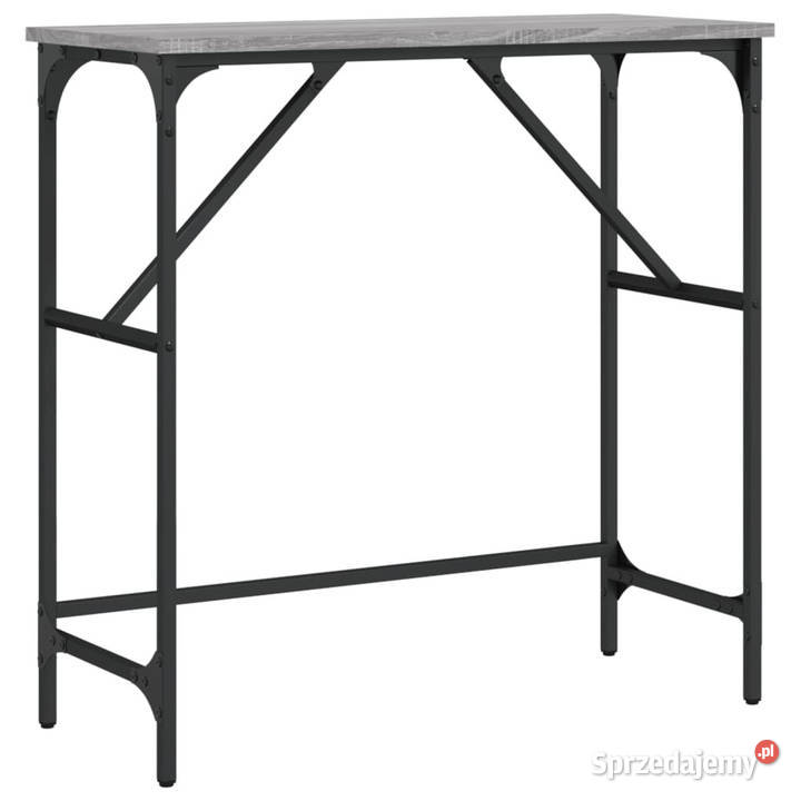 Stolik konsolowy szary dąb sonoma 75x32x75 Warszawa