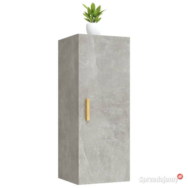 Szafka wisząca szarość betonu 345x34x90 WM812433 Warszawa