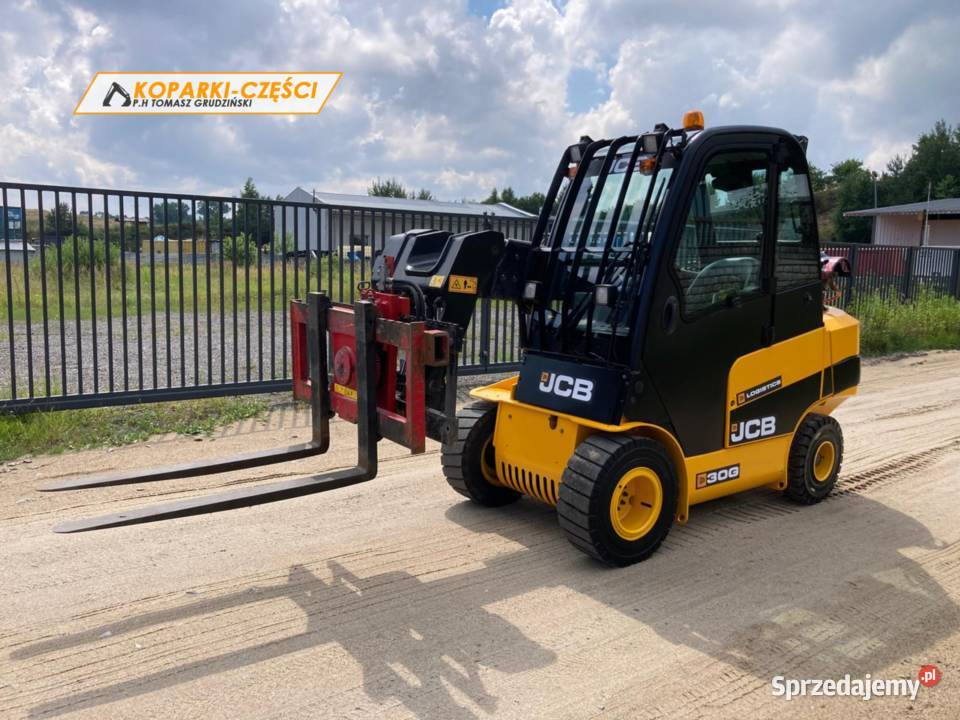 Wózek widłowy sztaplarka JCB Teletruk TLT 30G gaz Kosakowo