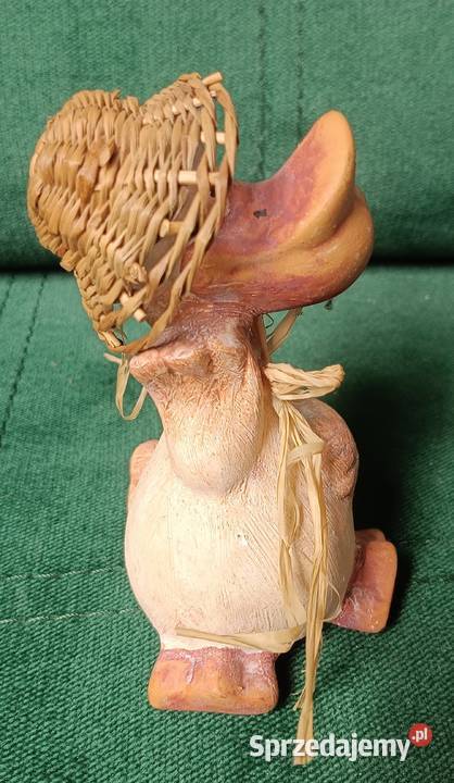 Stara figurka kaczki kamionka Zbylitowska Góra