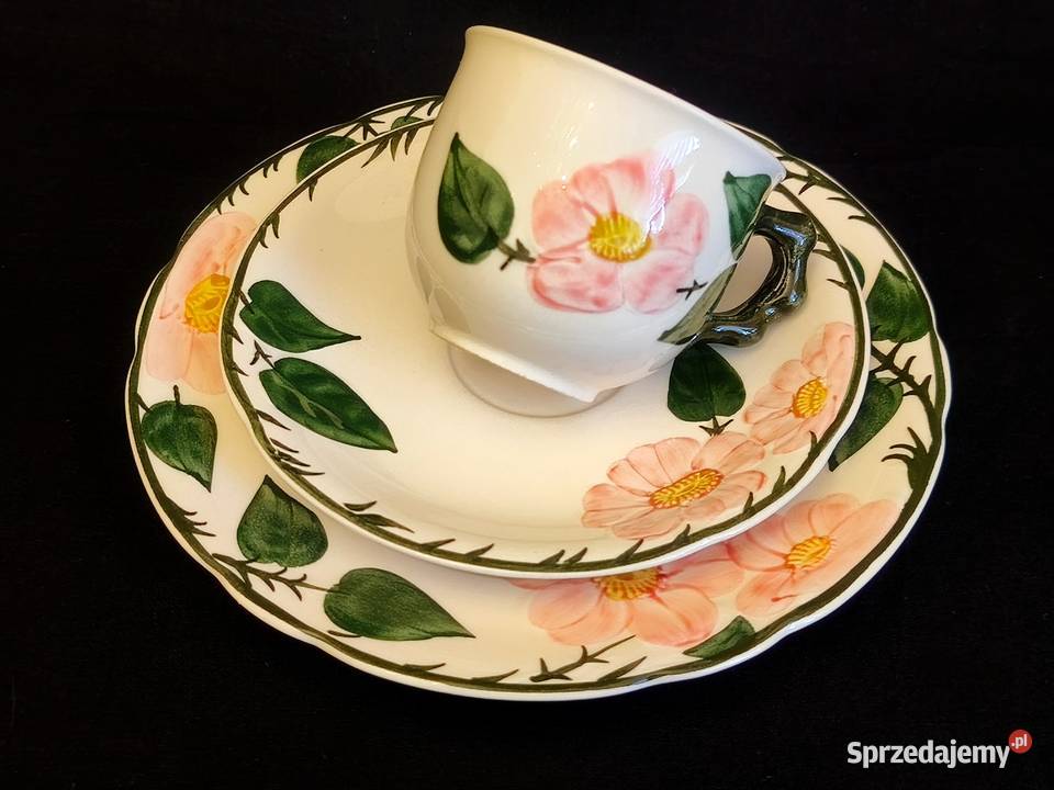 Zestaw kawowy trio Villeroy Boch WildRose lubelskie sprzedam