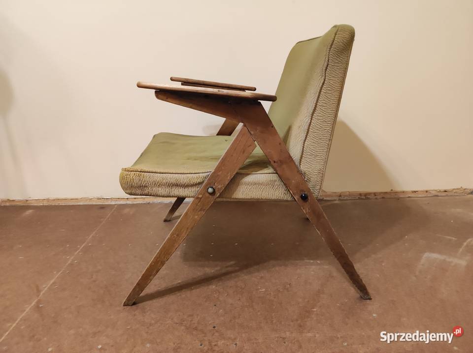 Stary Fotel z PRL śląskie Żywiec sprzedam