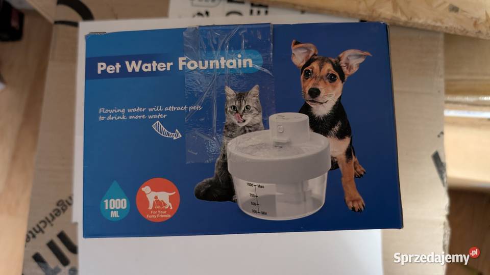 Fontanna psa i kota 1000 ml Sensor Auto Mode Gliwice sprzedam