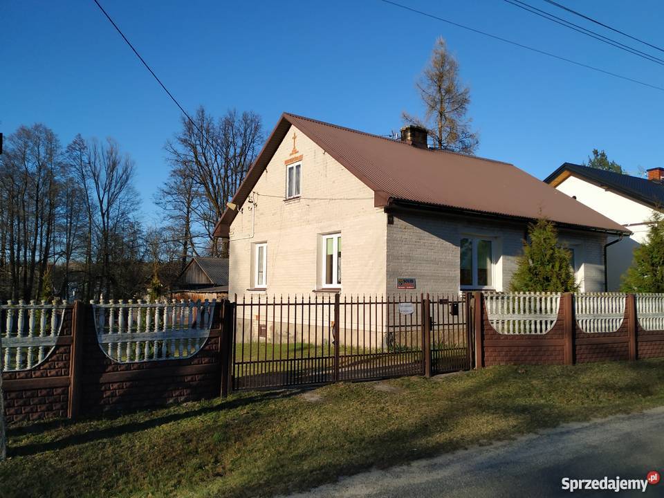 DOM 120m działka 18ar budynki gospodarcze Stara strych Domy Domy Garwolin