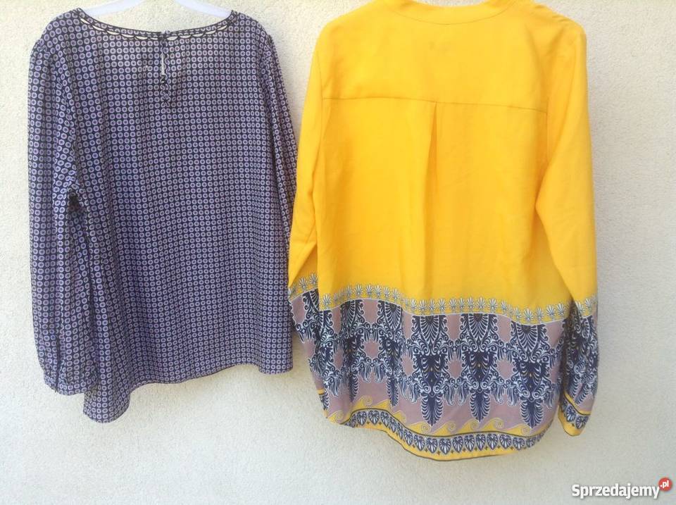 2 bluzki damskie jedwabne M JCREW z dekoltem Opole