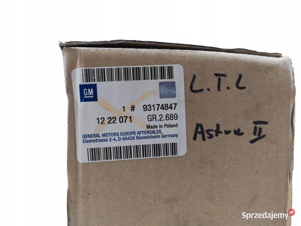 LAMPA LEWY TYŁ OPEL ASTRA G 19982004 93174847