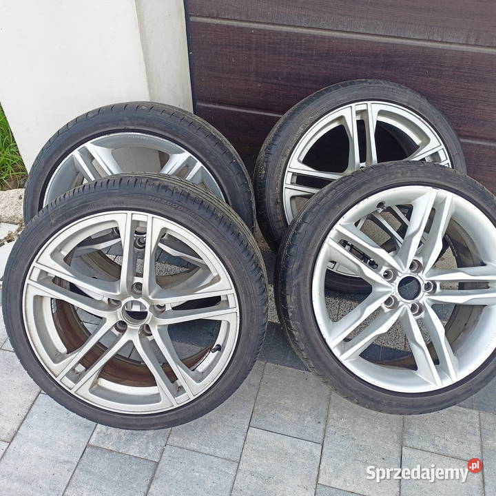Felgi z oponami audi vw superb R18 Pozostałe dolnośląskie Jelenia Góra