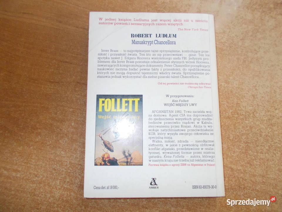 Robert Ludlum Manuskrypt Chancellora Głubczyce