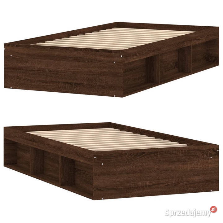 Rama łóżka brązowy dąb 100x200 WM3203837 Warszawa