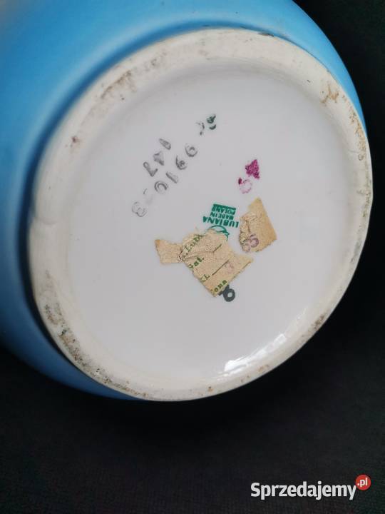 Stary wielki wazon 42 porcelana Lubiana wzór
