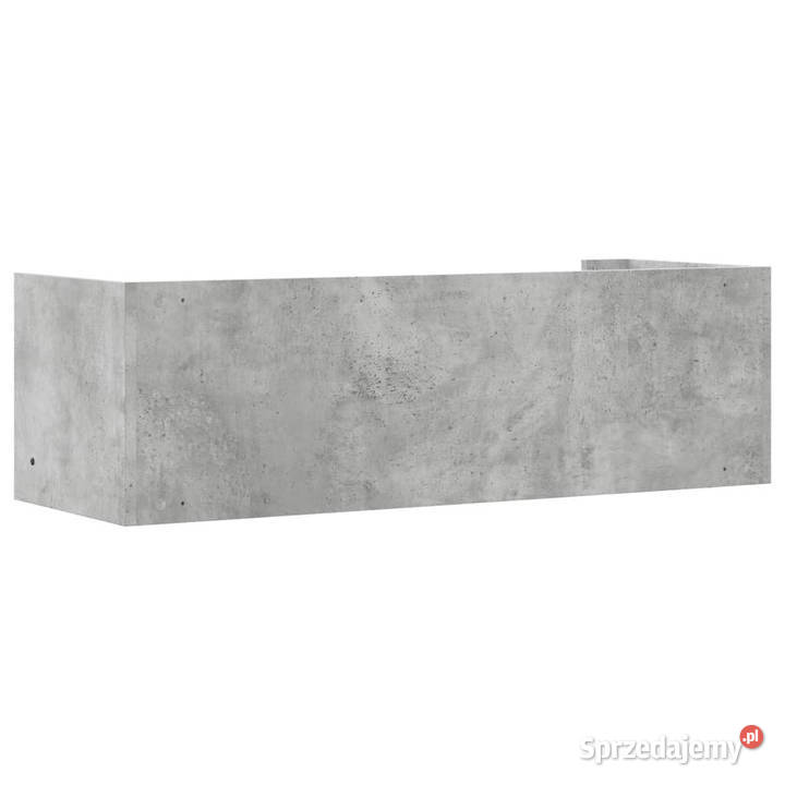 Półka ścienna szarość betonu 100x35x305 WM848461 mazowieckie Warszawa