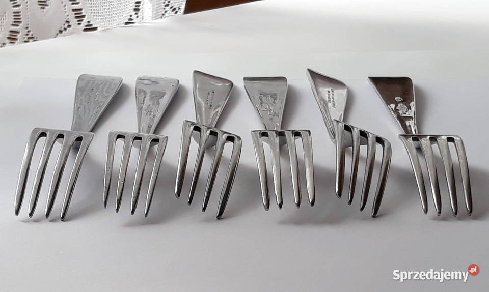 Widelce obiadowe 3 KŁOS Gerlach sztućce PRL